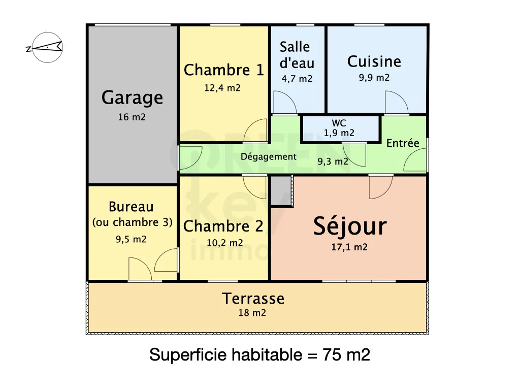 Maison à vendre à Saint-Fargeau - 4 pièces - 75 m2 sur 629 m2 de terrain 