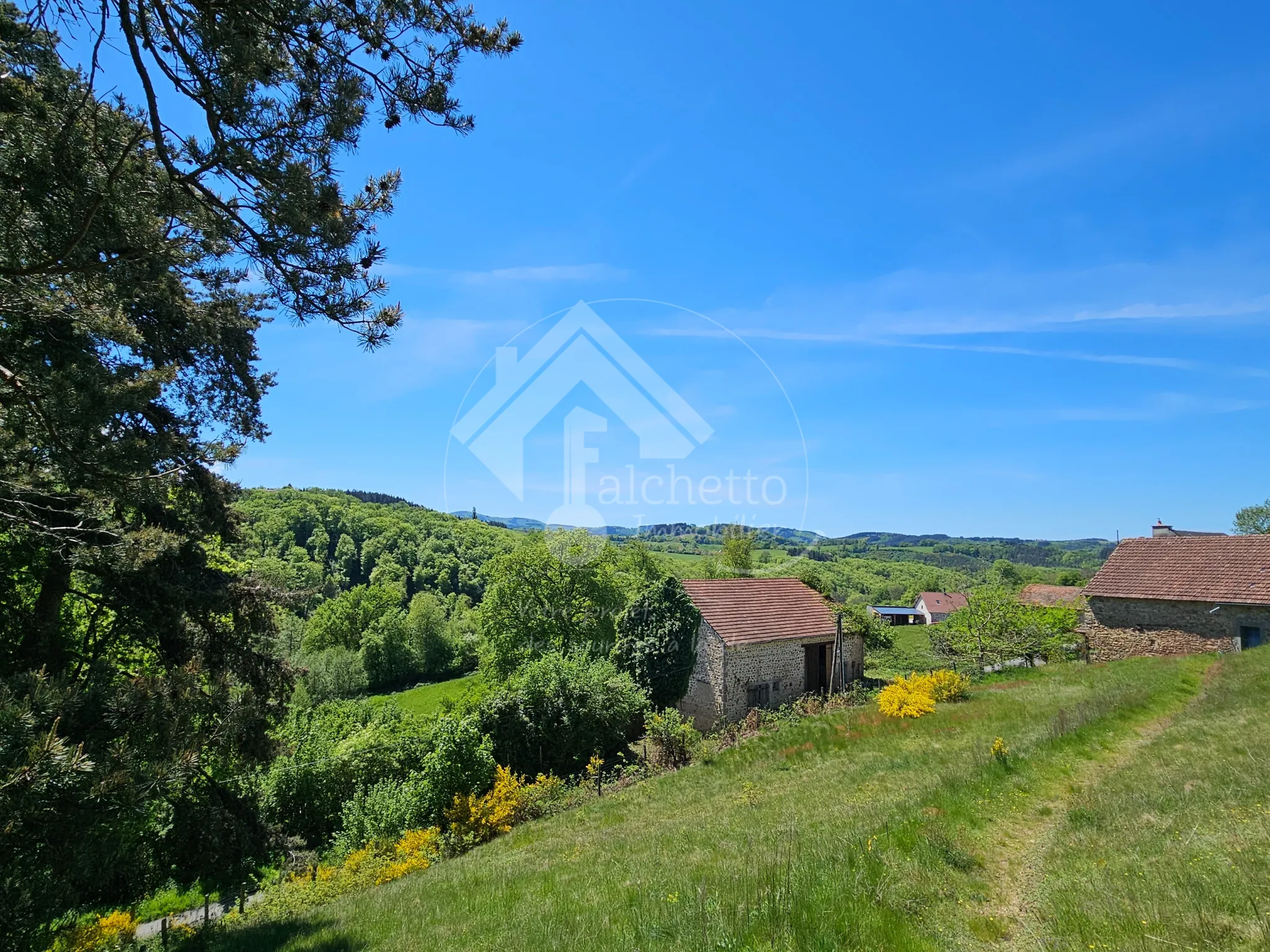 Maison atypique 6 pièces à Le Mayet de Montagne avec jardin paisible de 5100 m² 