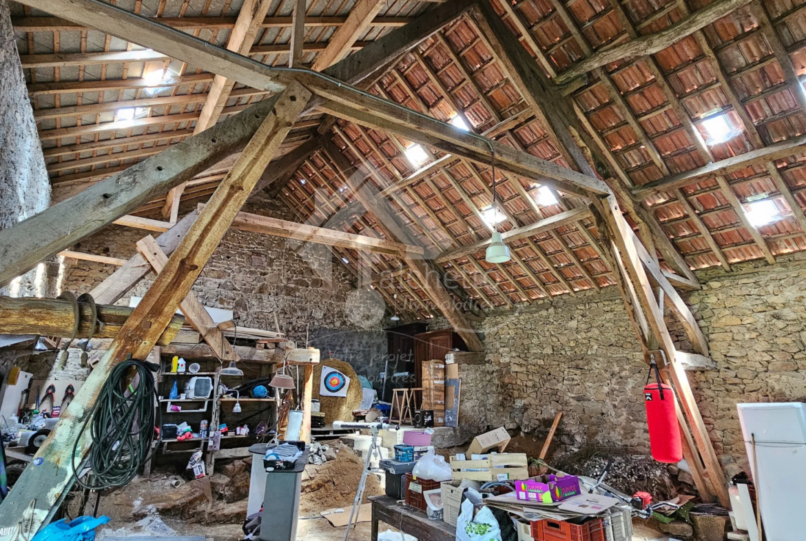 Maison atypique 6 pièces à Le Mayet de Montagne avec jardin paisible de 5100 m² 