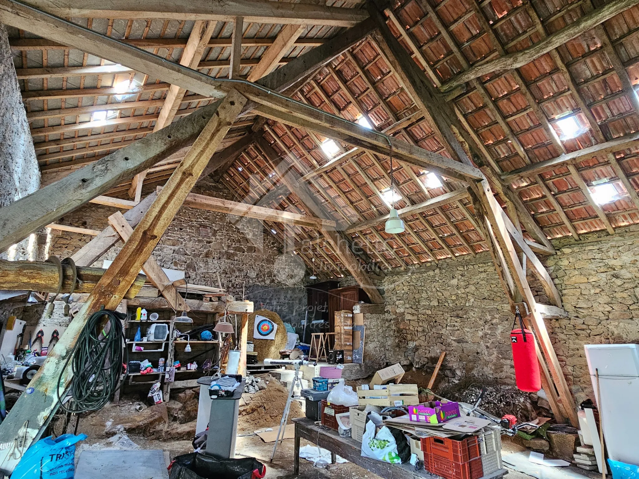 Maison atypique 6 pièces à Le Mayet de Montagne avec jardin paisible de 5100 m² 