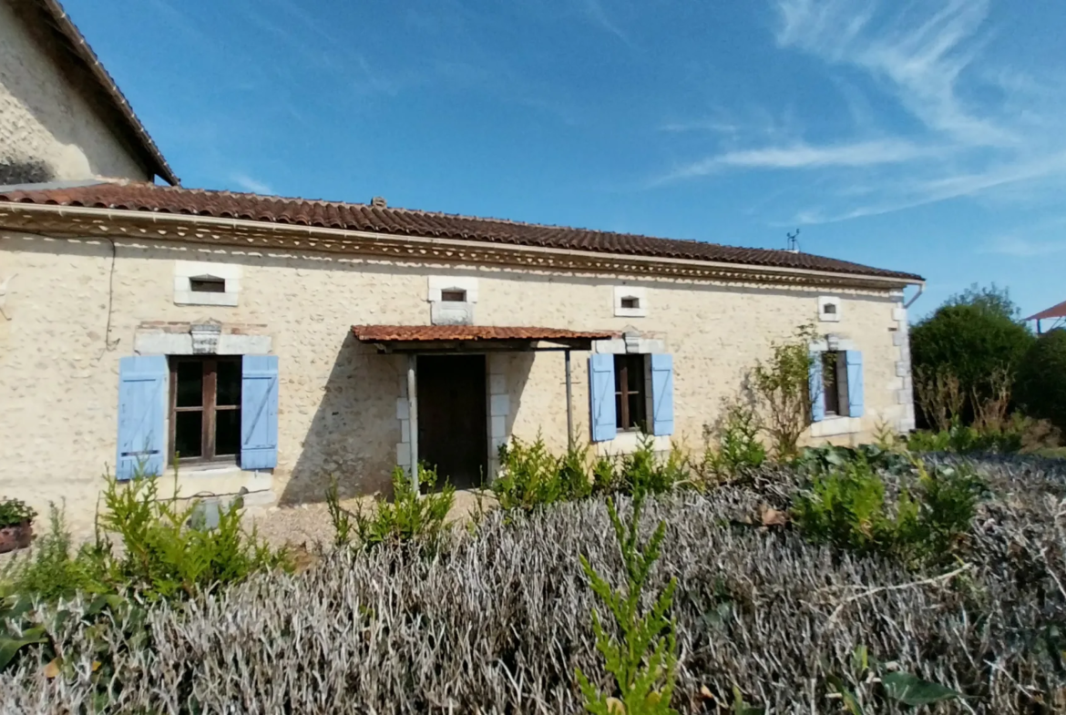 Maison en Pierre à Razac sur L'Isle avec Piscine et 2 Hectares de Terrain 