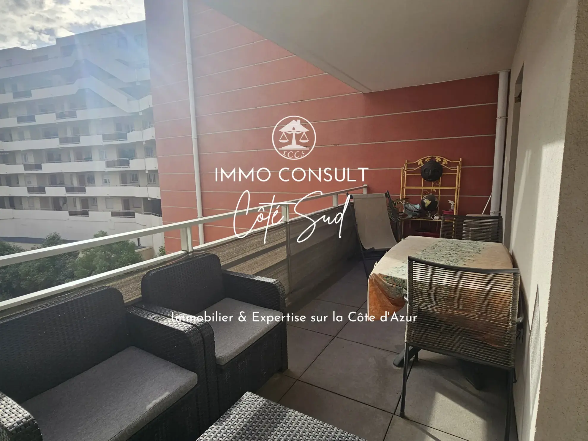 Appartement 2 pièces de 39,54 m² à Nice avec terrasse et garage 