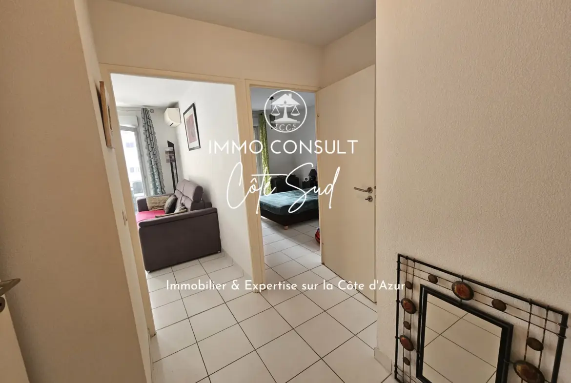 Appartement 2 pièces de 39,54 m² à Nice avec terrasse et garage 