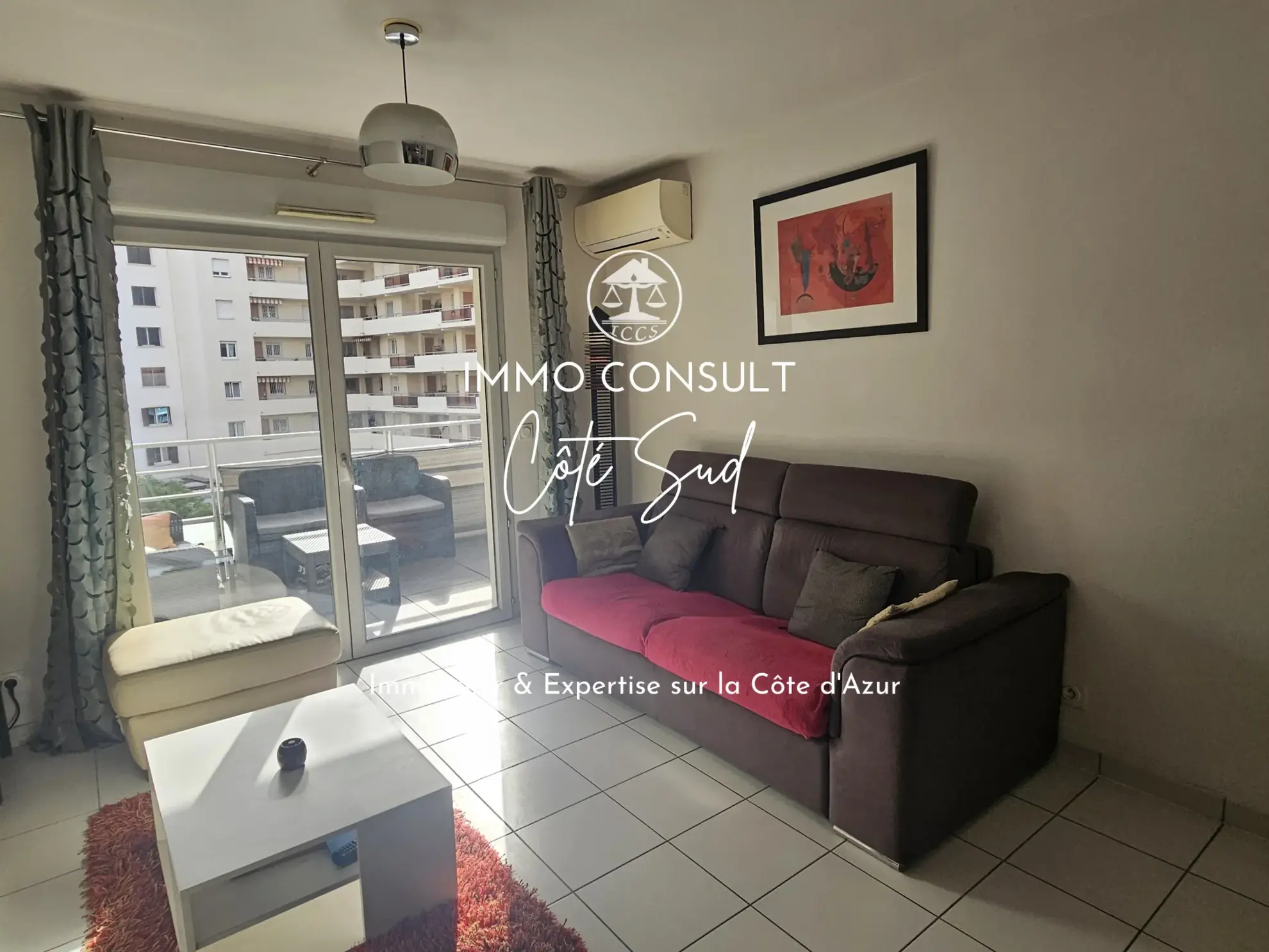 Appartement 2 pièces de 39,54 m² à Nice avec terrasse et garage 