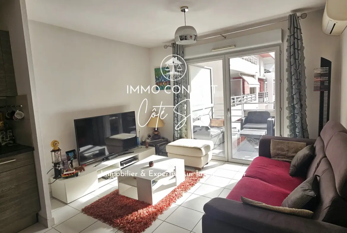 Appartement 2 pièces de 39,54 m² à Nice avec terrasse et garage 