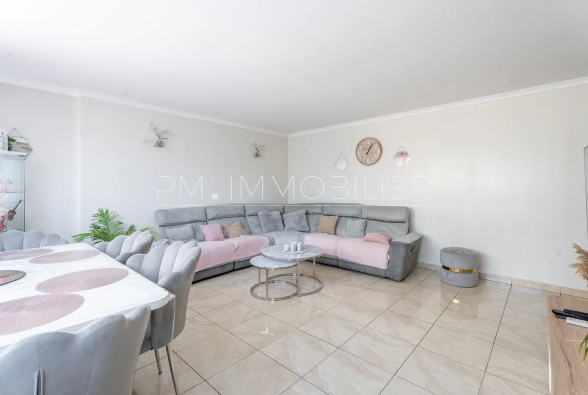 Appartement T4 lumineux à vendre près de l'hôpital Nord, Marseille 