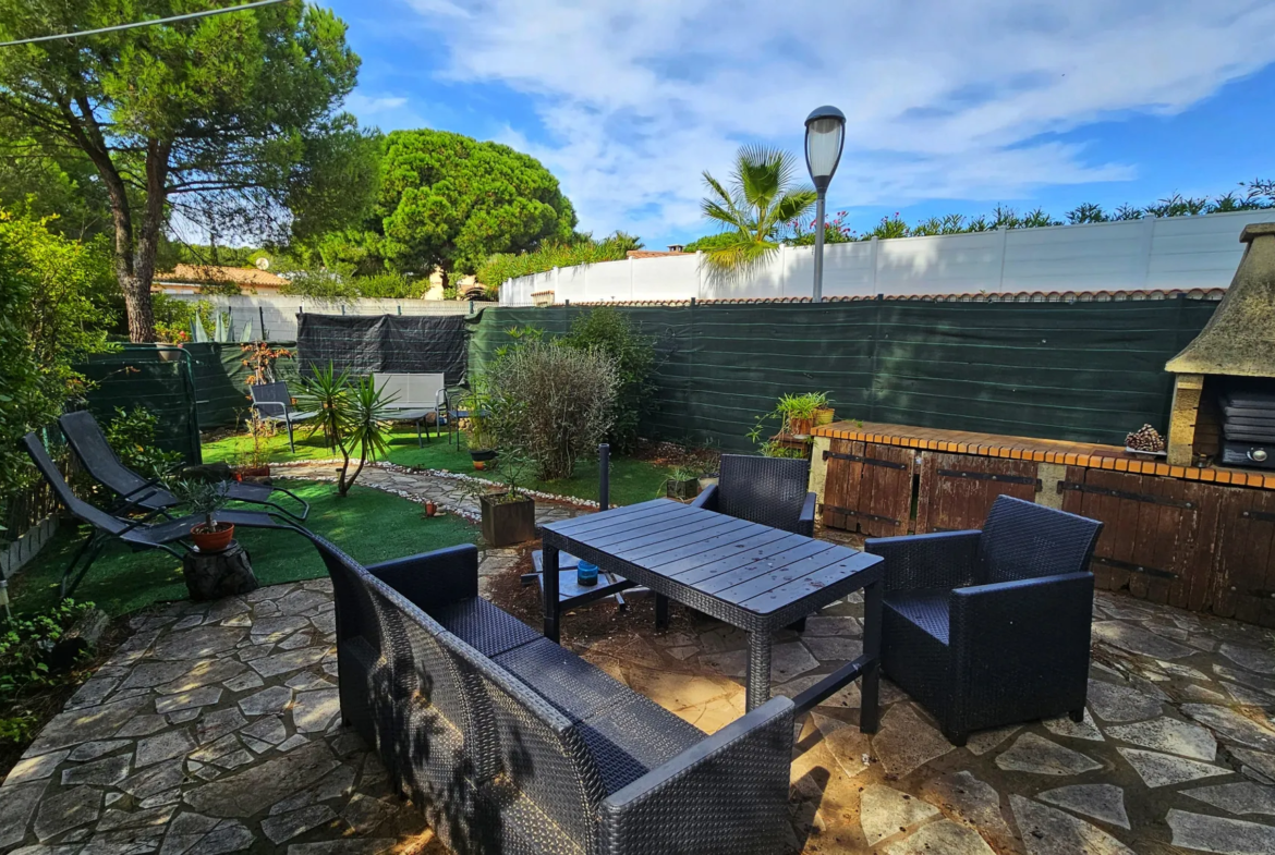 Appartement T2 avec jardin et vue mer au Cap d'Agde 