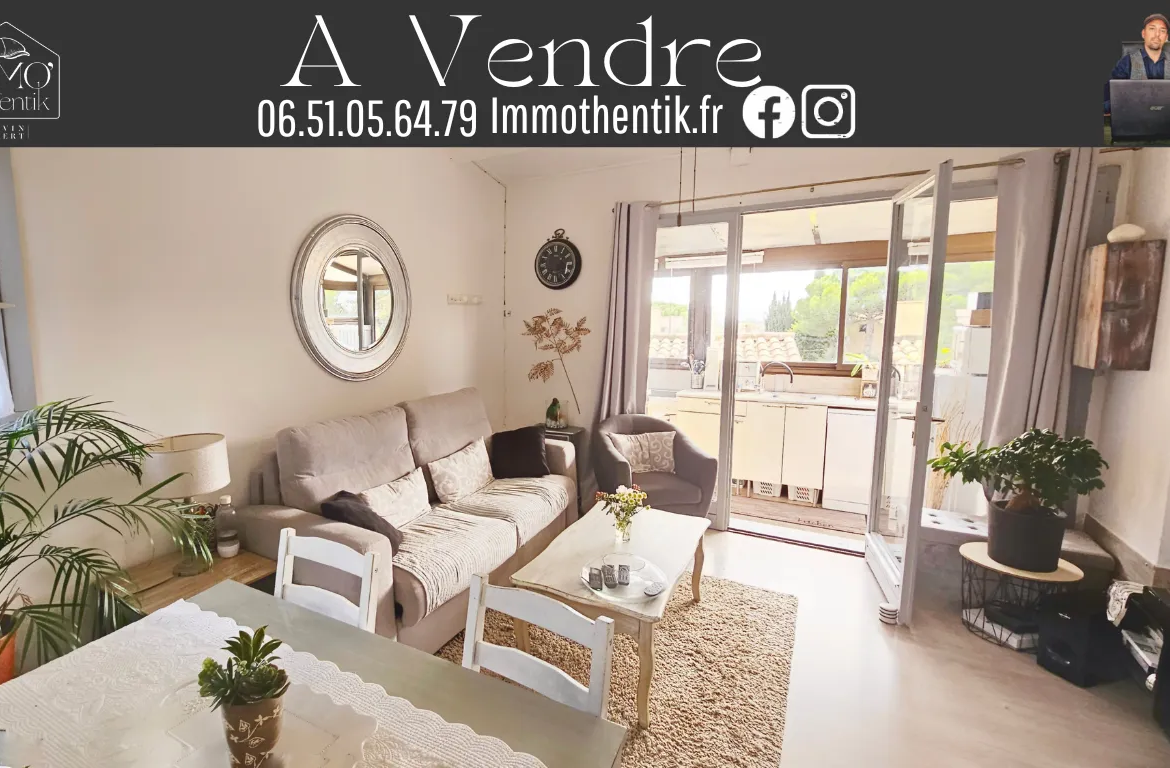 Appartement T2 avec jardin et vue mer au Cap d'Agde 