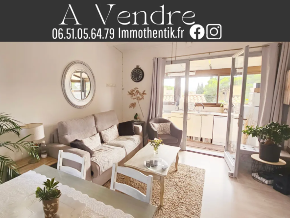 Appartement T2 avec jardin et vue mer au Cap d'Agde