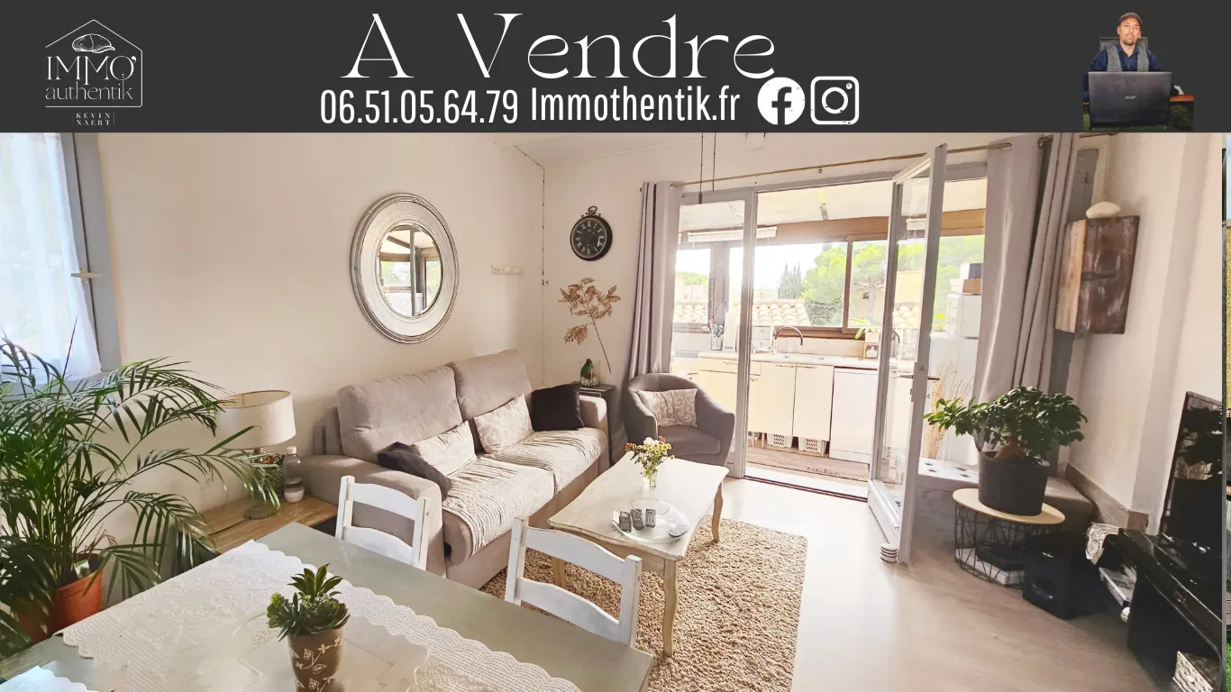 Appartement T2 avec jardin et vue mer au Cap d'Agde 