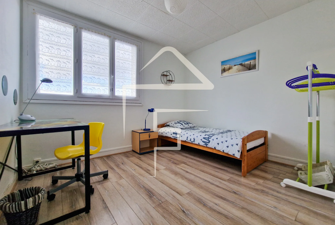 Appartement T3 lumineux de 56m² à Nantes - Dernier étage 