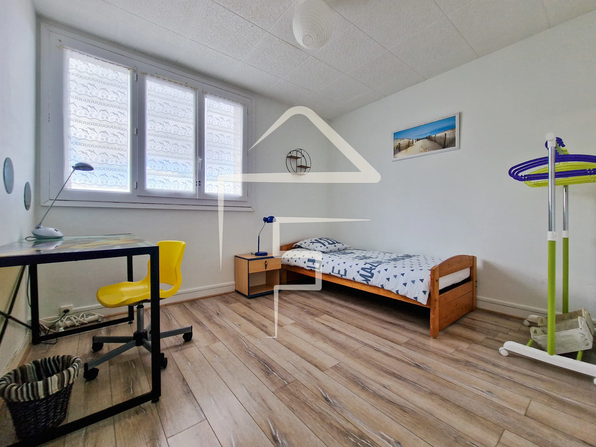 Appartement T3 lumineux de 56m² à Nantes - Dernier étage 