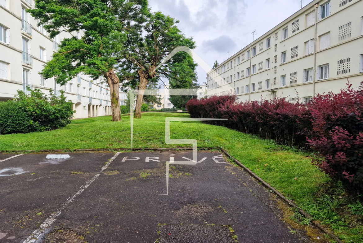 Appartement T3 lumineux de 56m² à Nantes - Dernier étage 