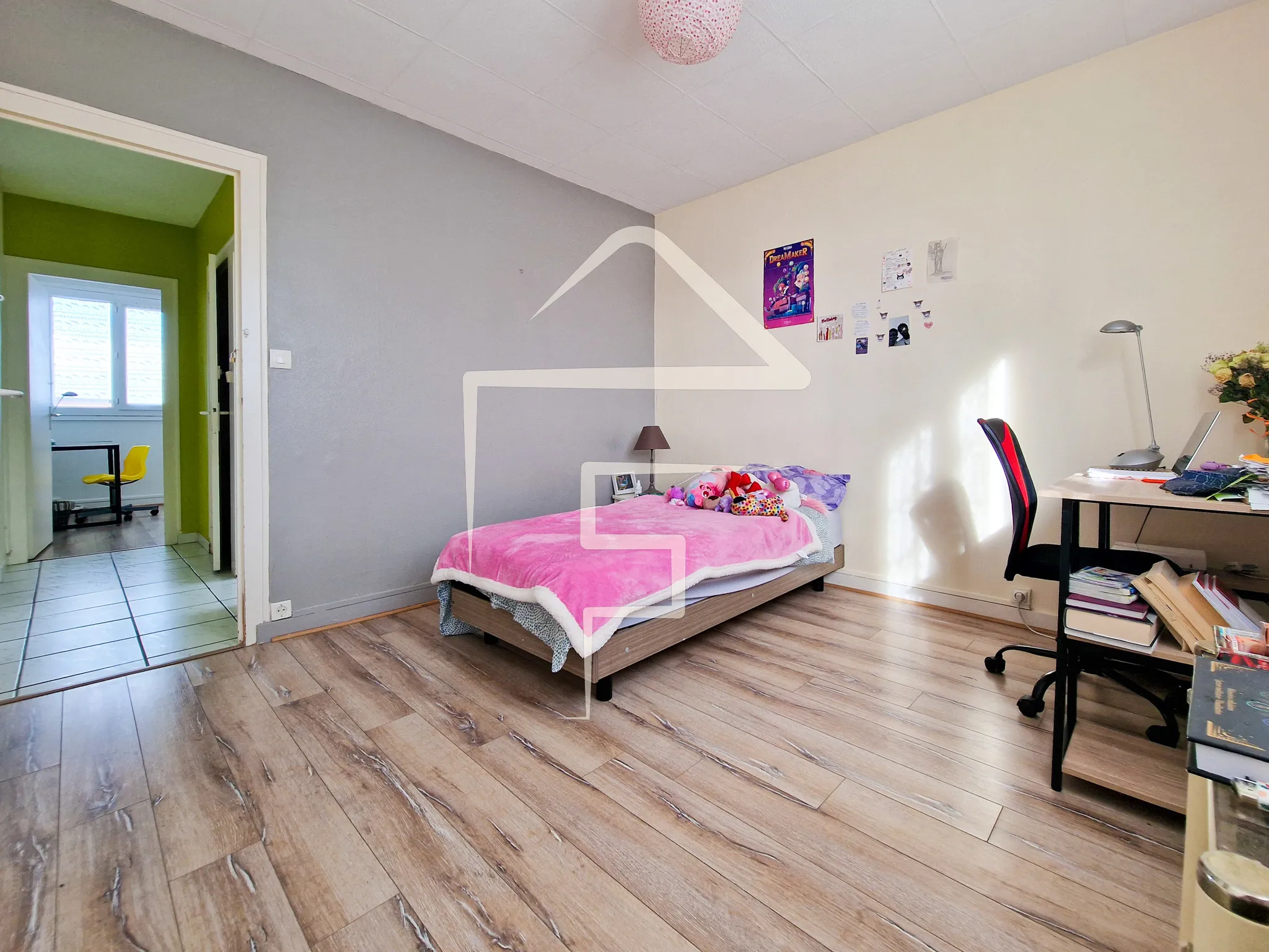 Appartement T3 lumineux de 56m² à Nantes - Dernier étage 