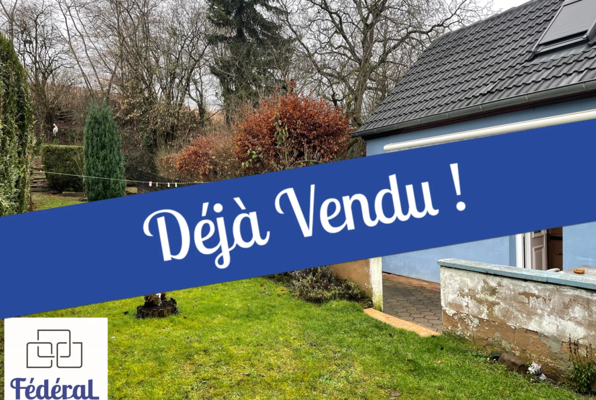 Maison F3/4 à vendre à Eckwersheim - 81m² avec jardin 