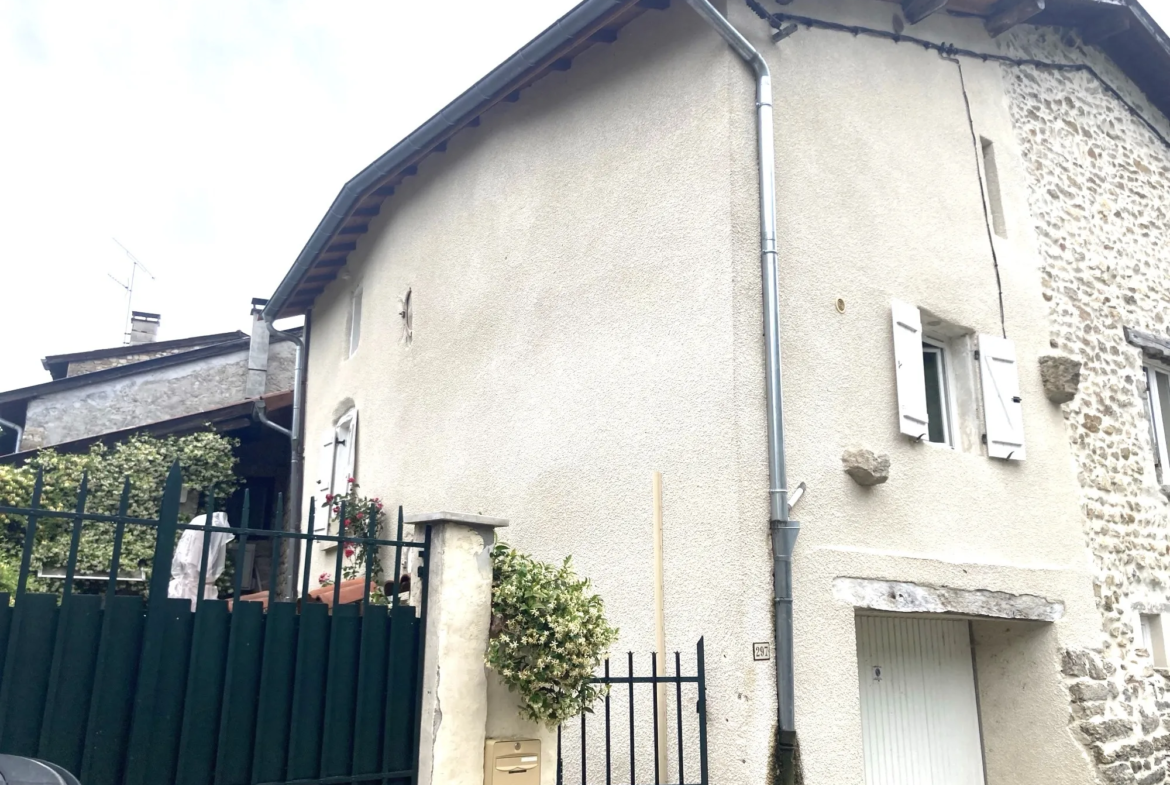 Maison de village T2 en pierre à Vaux-en-Bugey - 46,5 m² 