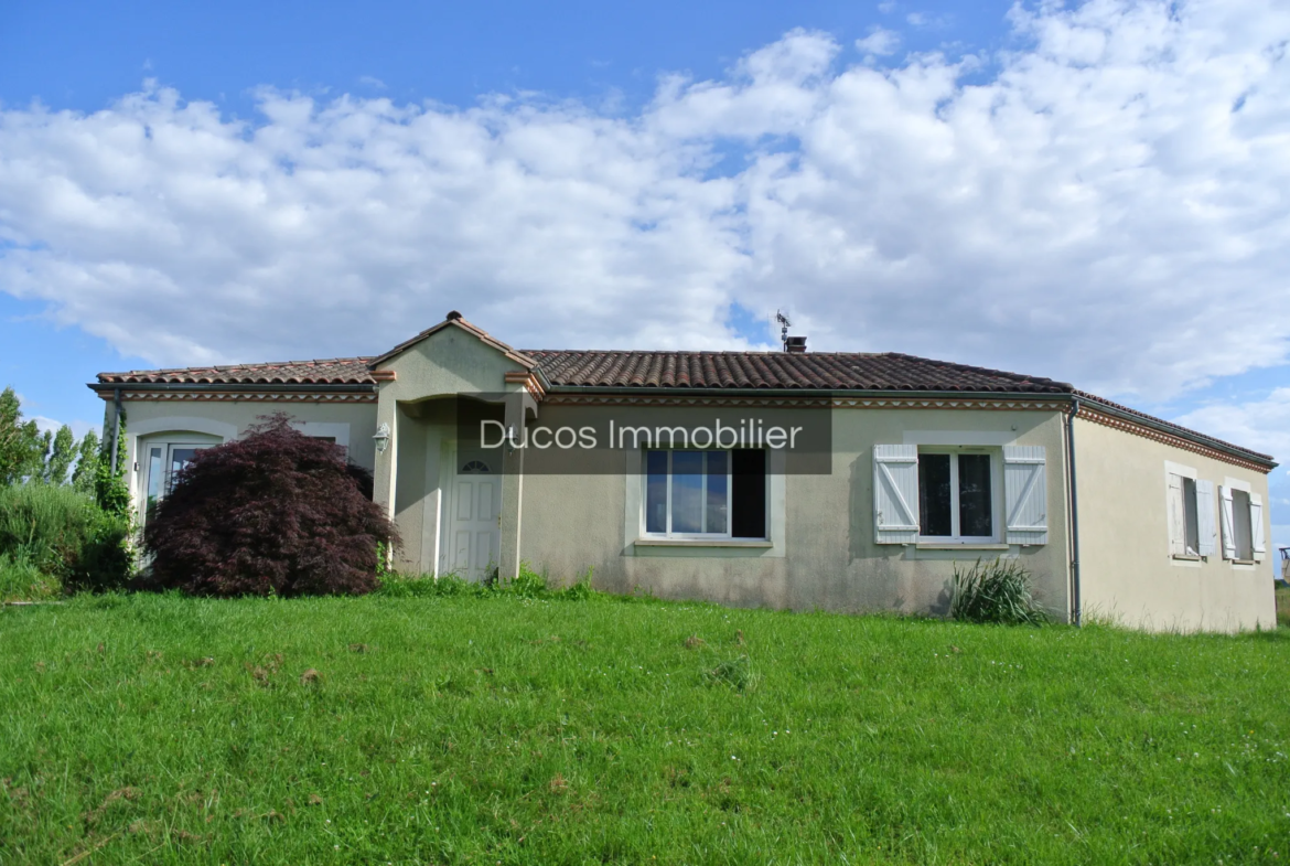 Maison avec un hangar de 100 m2 à Miramont de Guyenne 