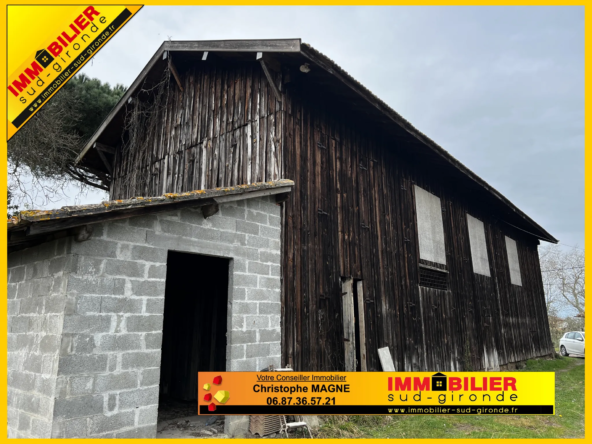 Ancien séchoir et grange à transformer en habitations à Bazas