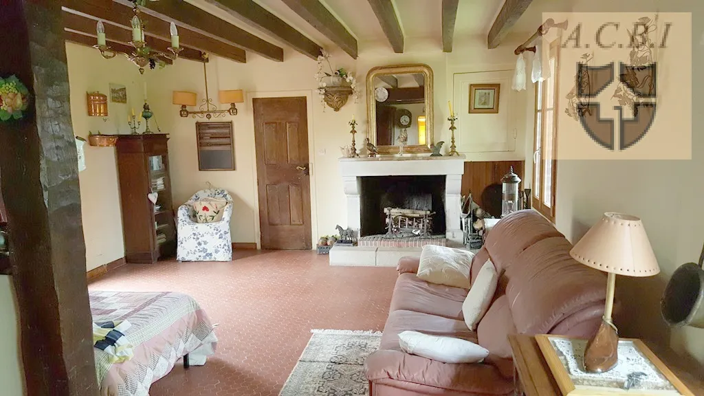 Maison isolée en campagne près d'Oucques avec jardin 