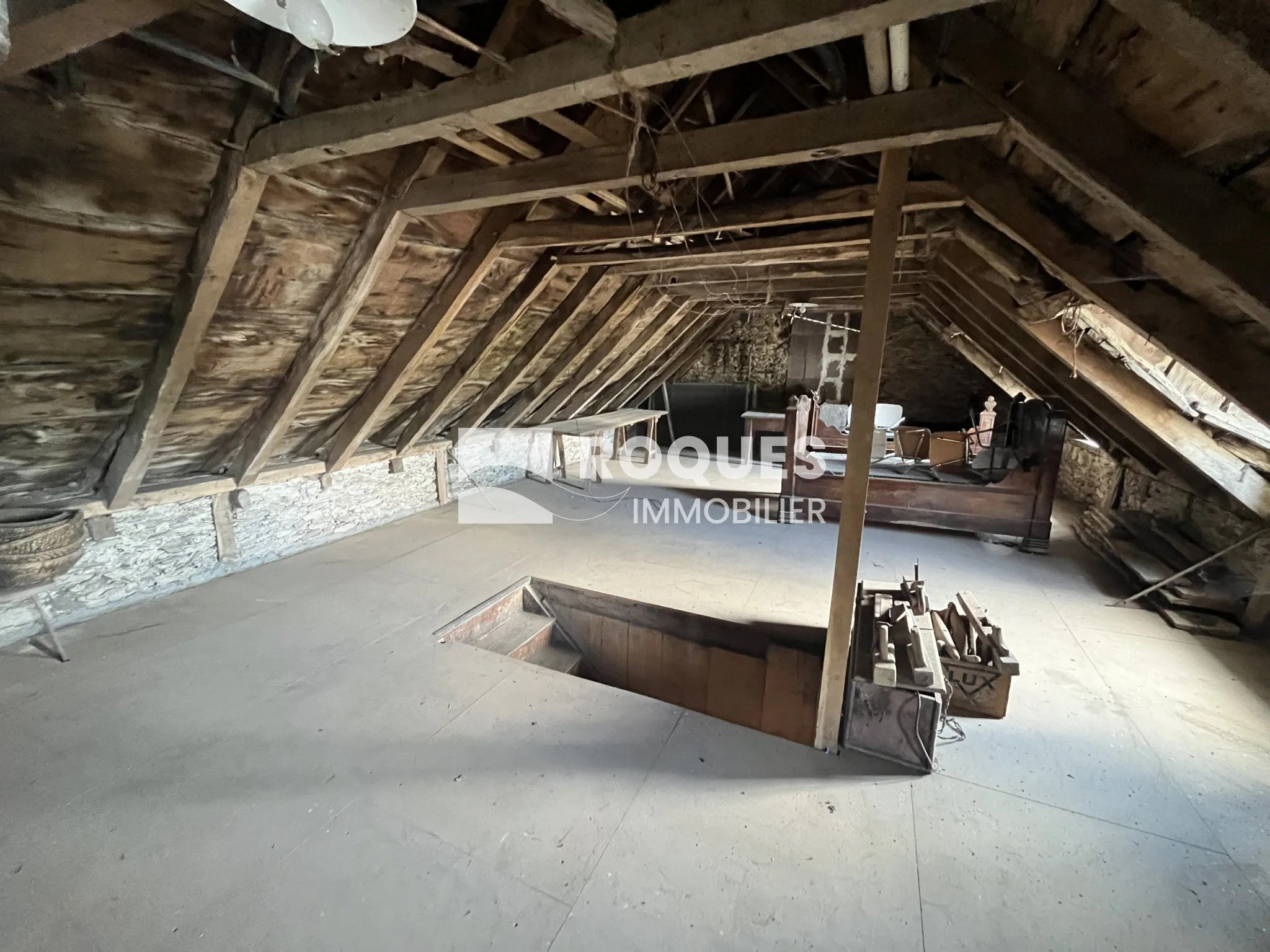 Maison à rénover avec terrasse et jardin près de Salles-Curan 