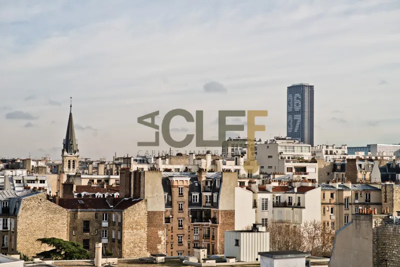 Studio à vendre Paris 15 - Dernier étage avec balcon et vue 