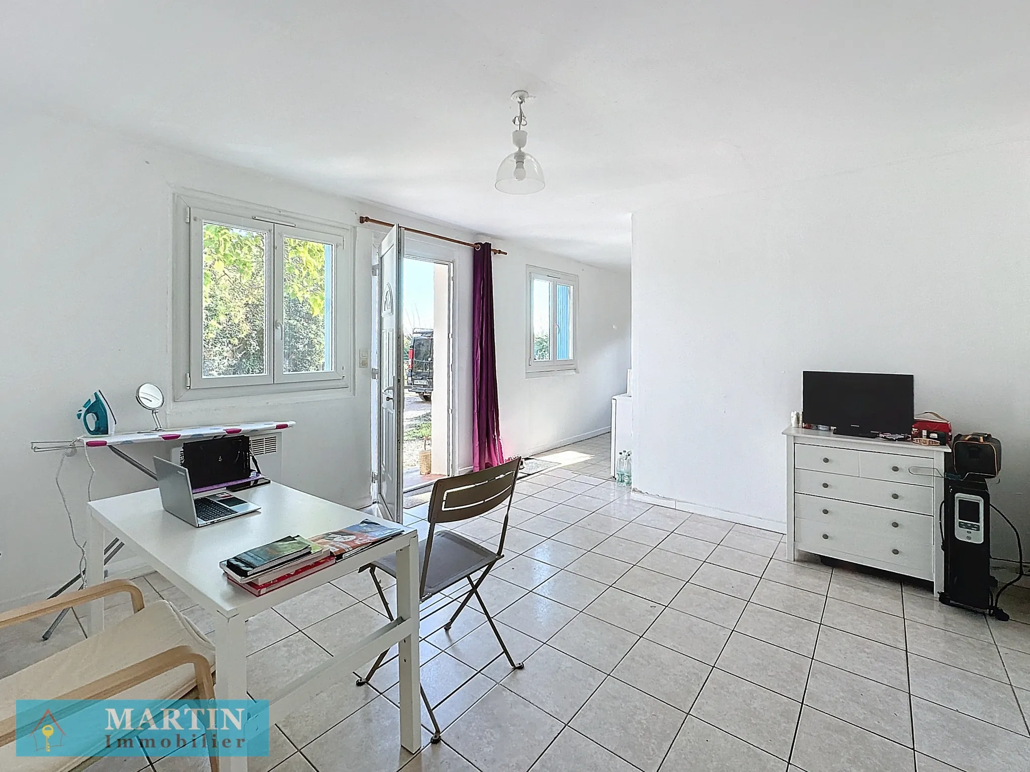 Appartement T2 avec jardinet et parking à Ceret 