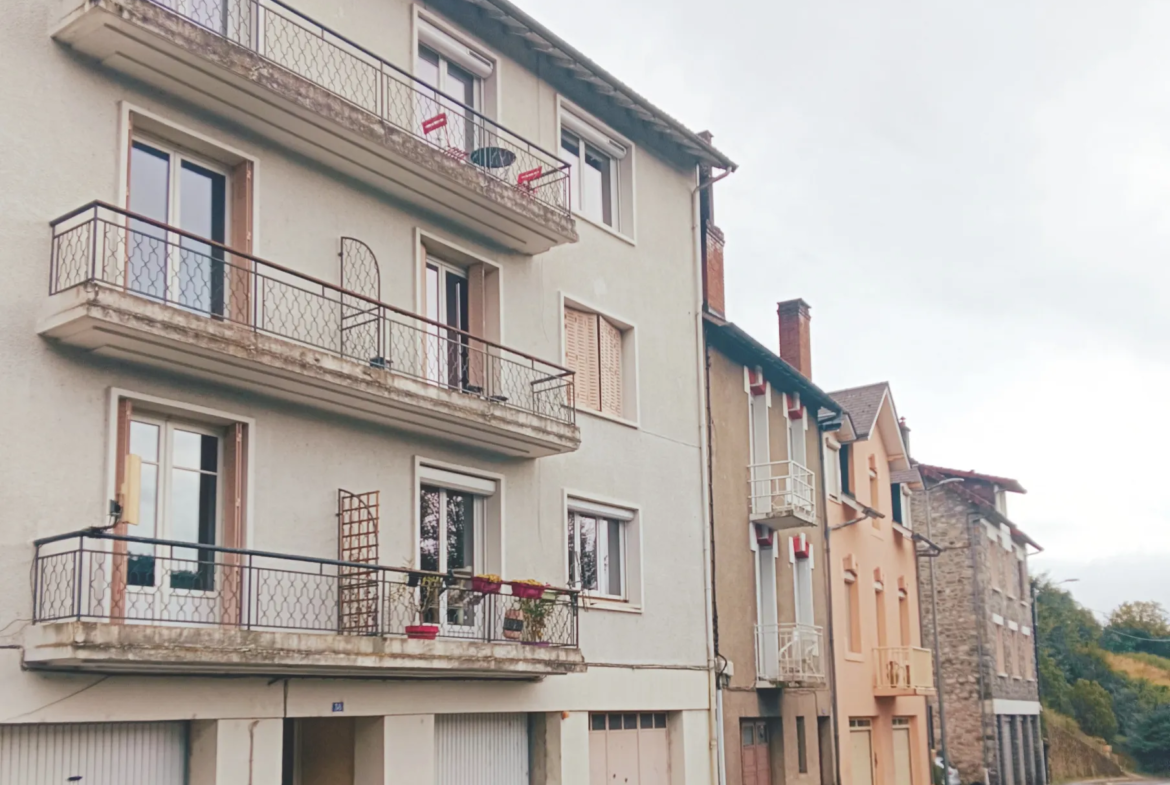 Appartement T3 avec Balcon, Garage et Cave à Tulle 