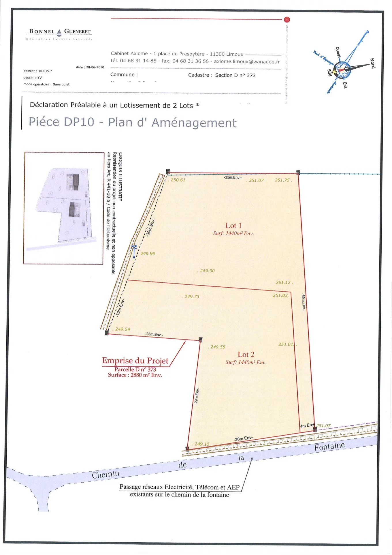 Terrain à bâtir de 1440 m² à Routier, près de Limoux 