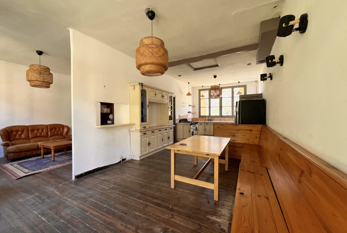 Maison ancienne avec piscine chauffée à Le Tech, en pleine nature 