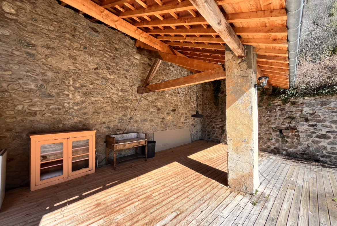 Maison ancienne avec piscine chauffée à Le Tech, en pleine nature 