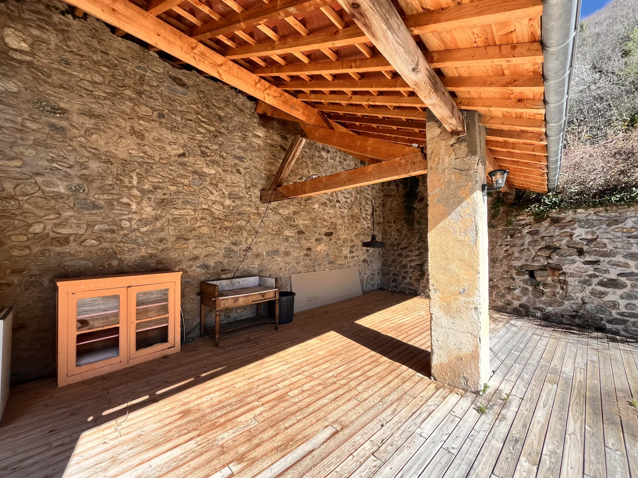 Maison ancienne avec piscine chauffée à Le Tech, en pleine nature 