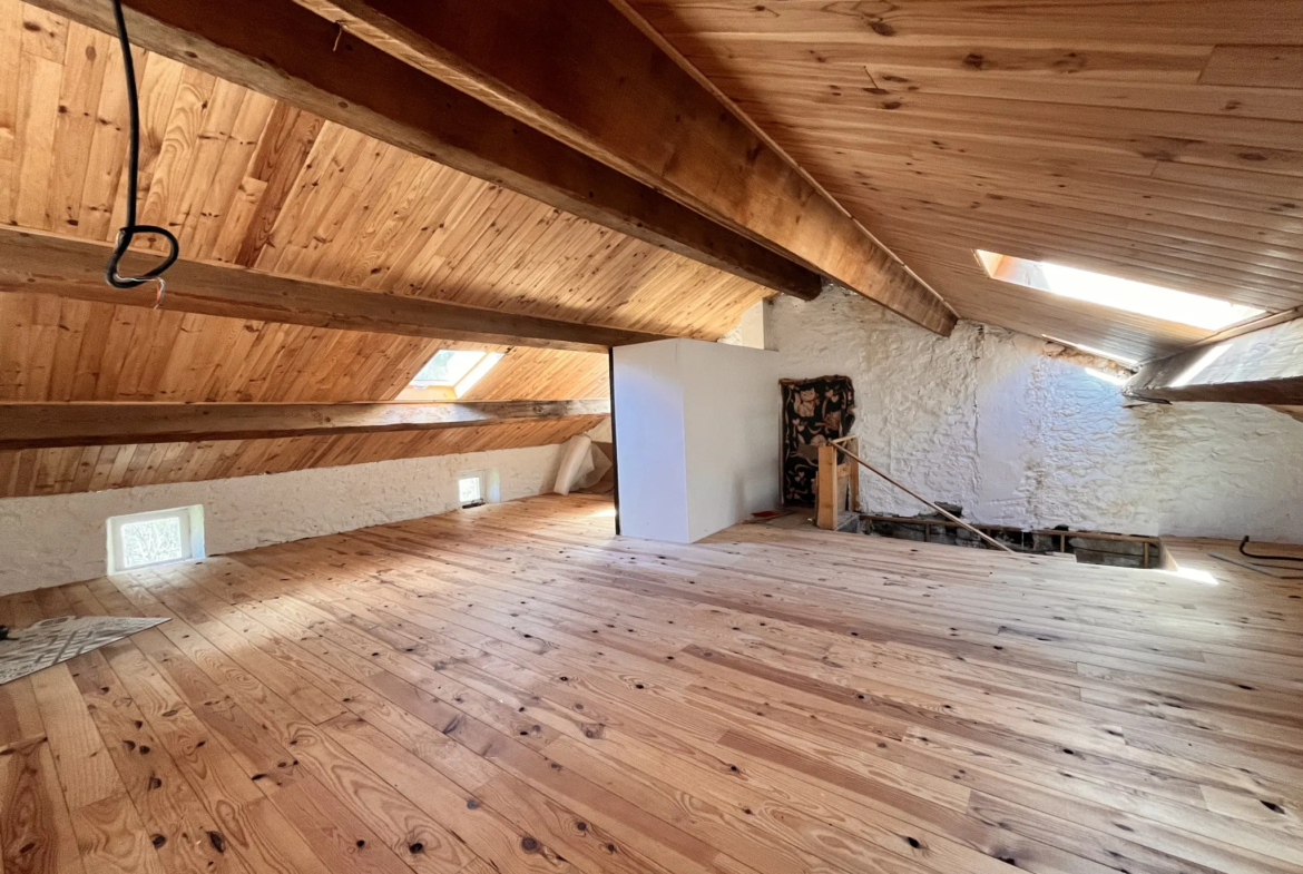 Maison ancienne avec piscine chauffée à Le Tech, en pleine nature 