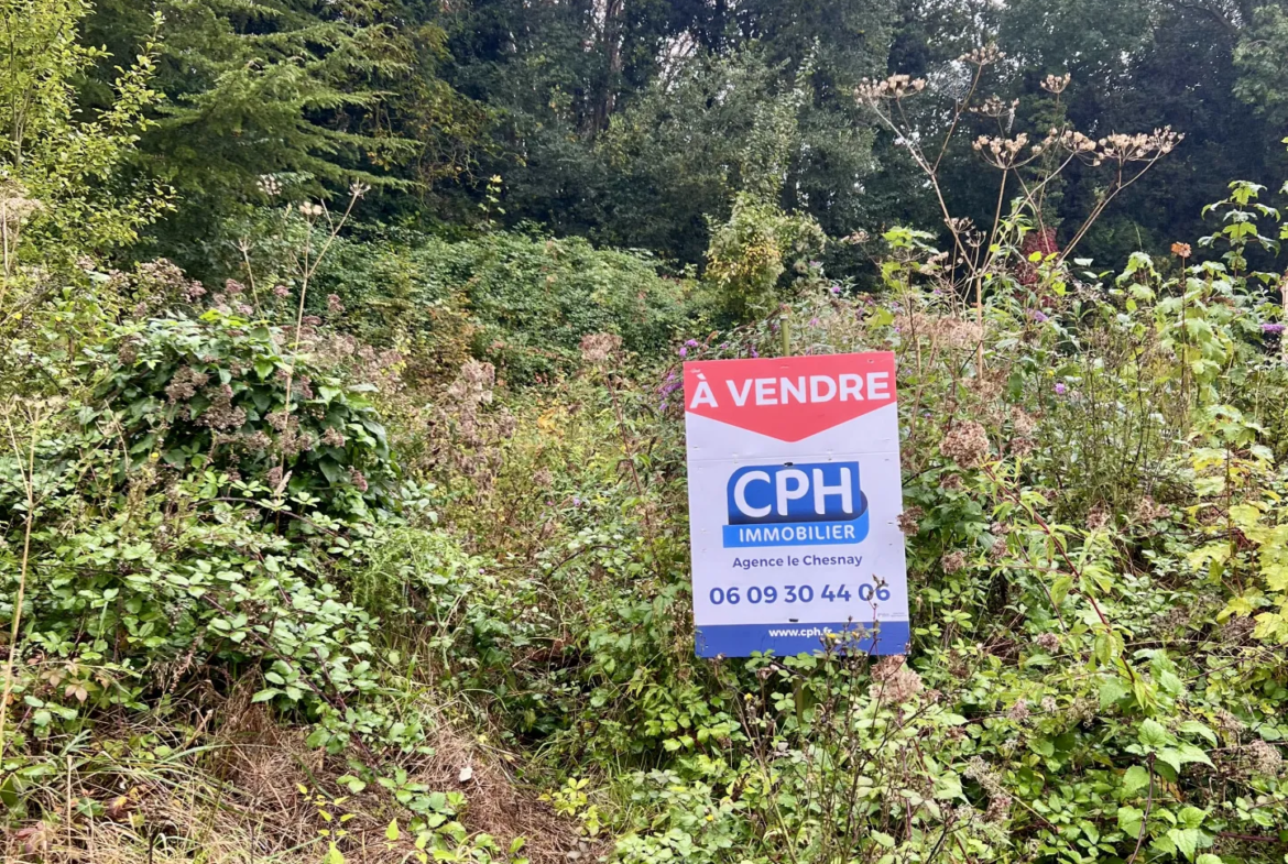 Terrain constructible de 509 m² à Hardricourt avec vue sur les forêts du Vexin 