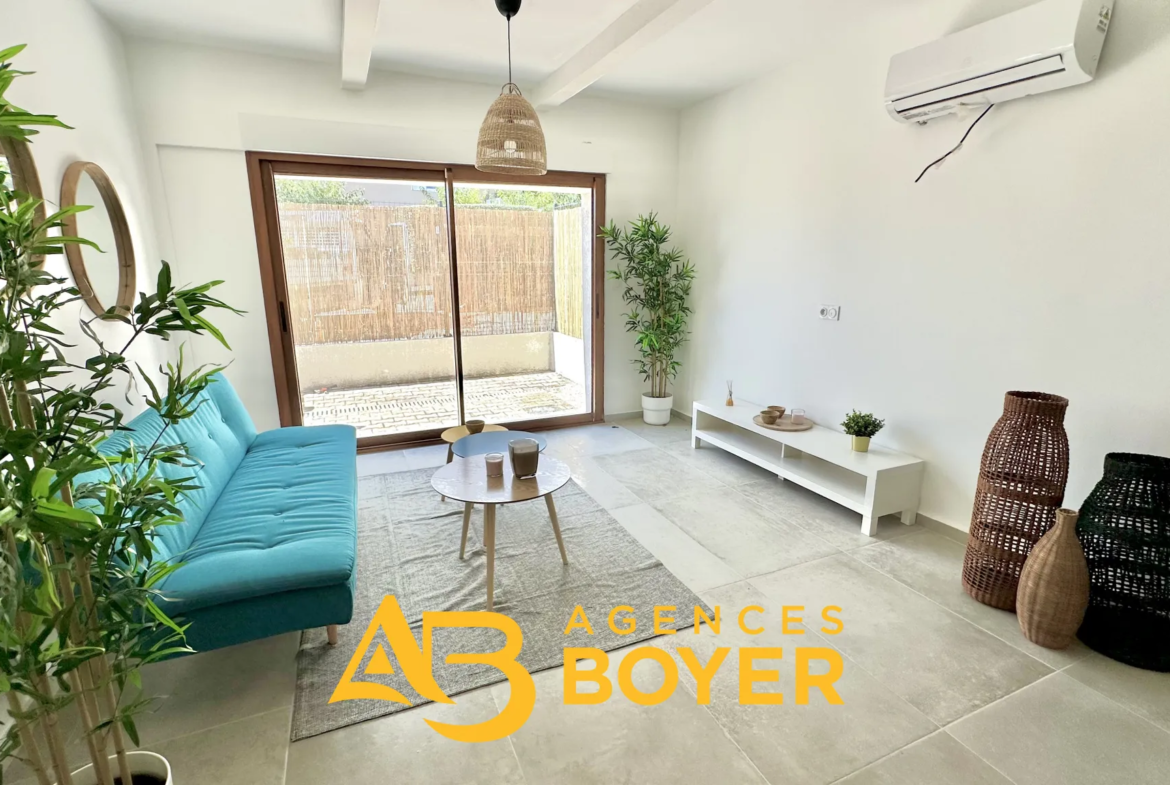 À vendre: Appartement T2 en Rez de Jardin à Bandol avec Parking Privé 