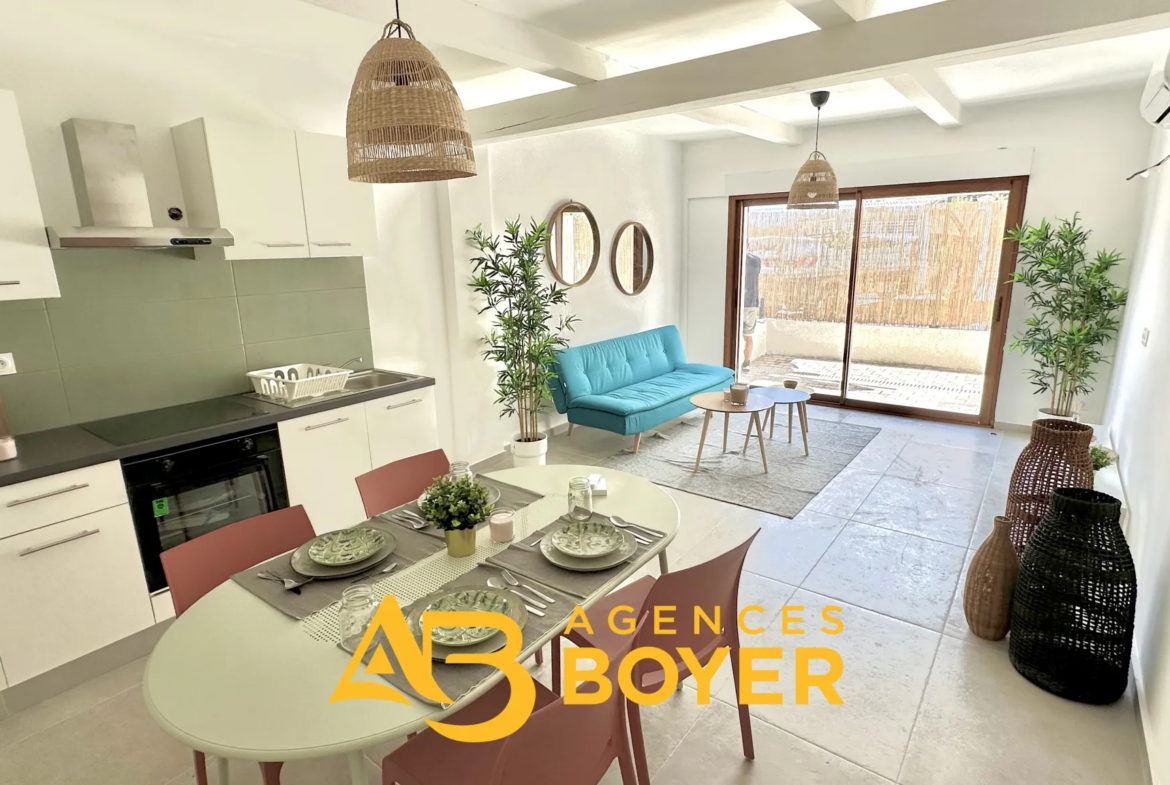 À vendre: Appartement T2 en Rez de Jardin à Bandol avec Parking Privé 