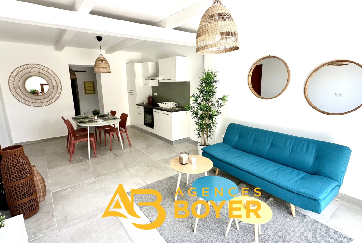 À vendre: Appartement T2 en Rez de Jardin à Bandol avec Parking Privé 