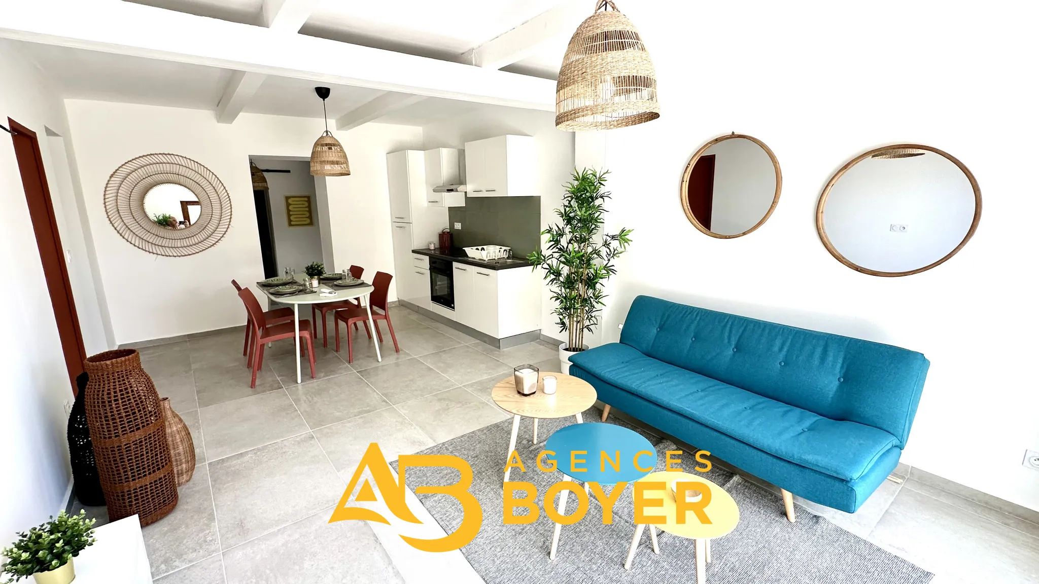 À vendre: Appartement T2 en Rez de Jardin à Bandol avec Parking Privé 