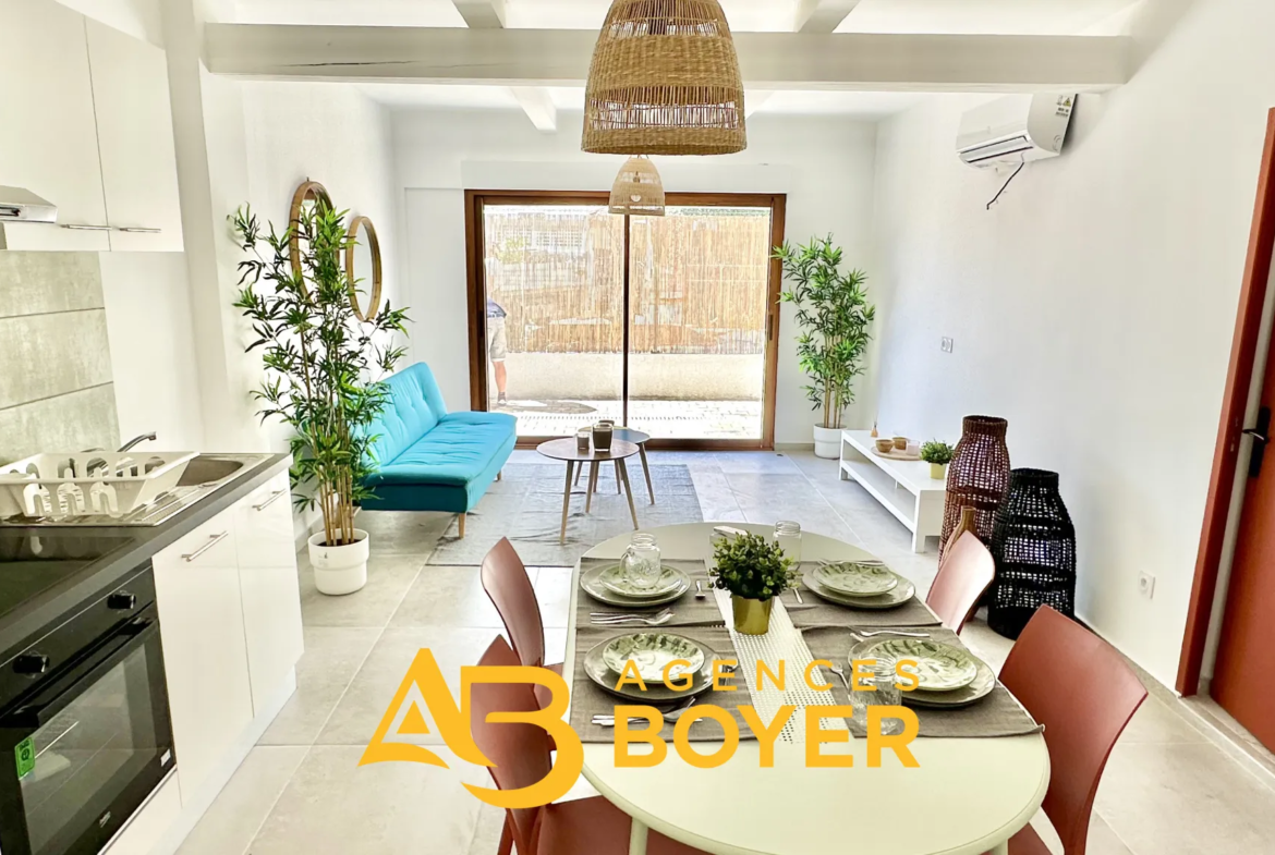 À vendre: Appartement T2 en Rez de Jardin à Bandol avec Parking Privé 