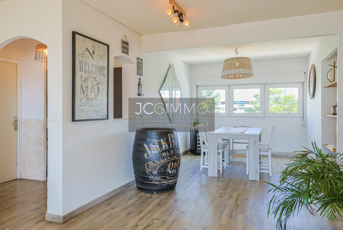 À vendre : Appartement T3 rénové à La Garde avec terrasse et cave 