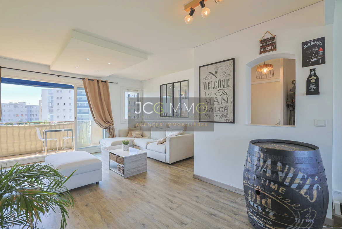 À vendre : Appartement T3 rénové à La Garde avec terrasse et cave 