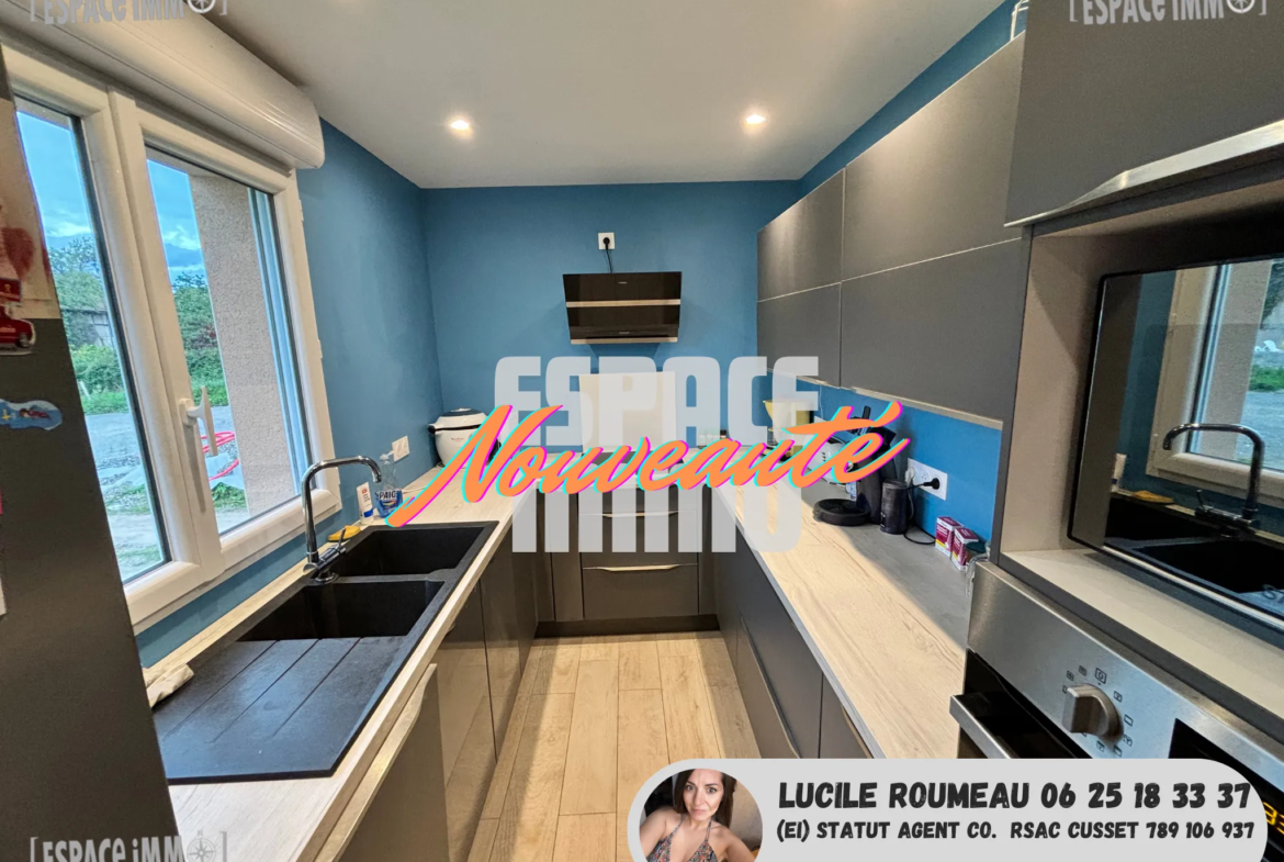 Maison de plain-pied à vendre à Cusset - 84 m² - 195 000 € 