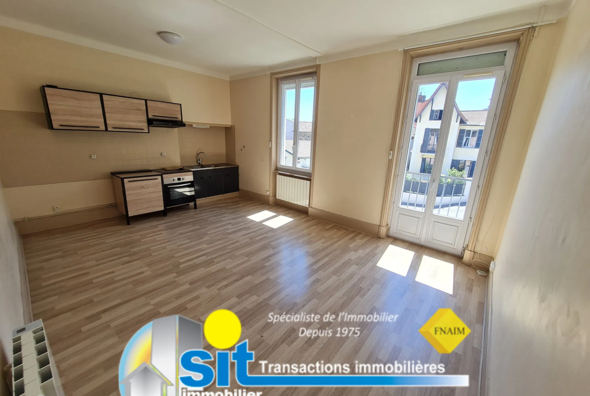 Appartement 3 pièces lumineux à Condrieu - 65 m² avec balcon 