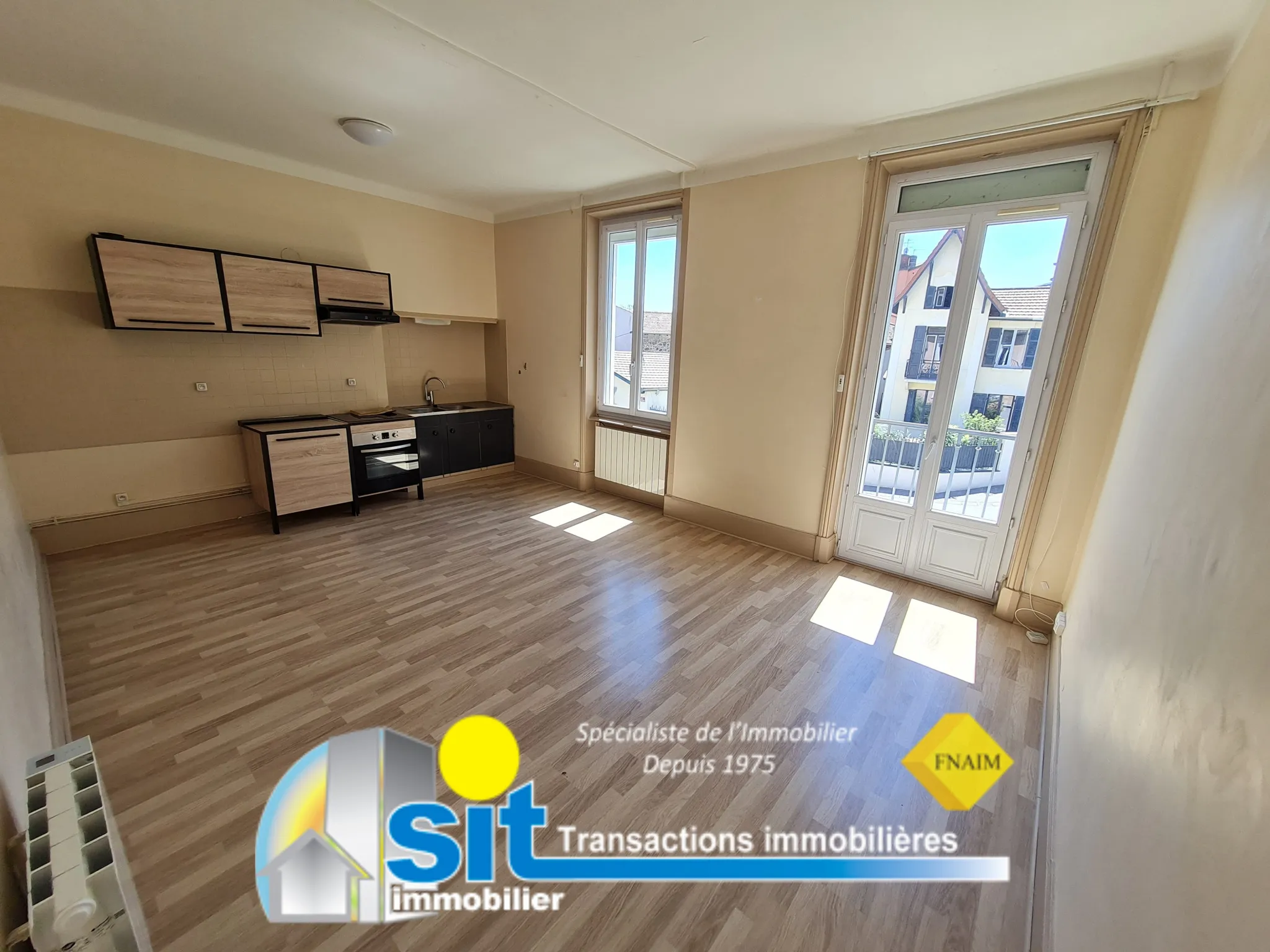 Appartement 3 pièces lumineux à Condrieu - 65 m² avec balcon 