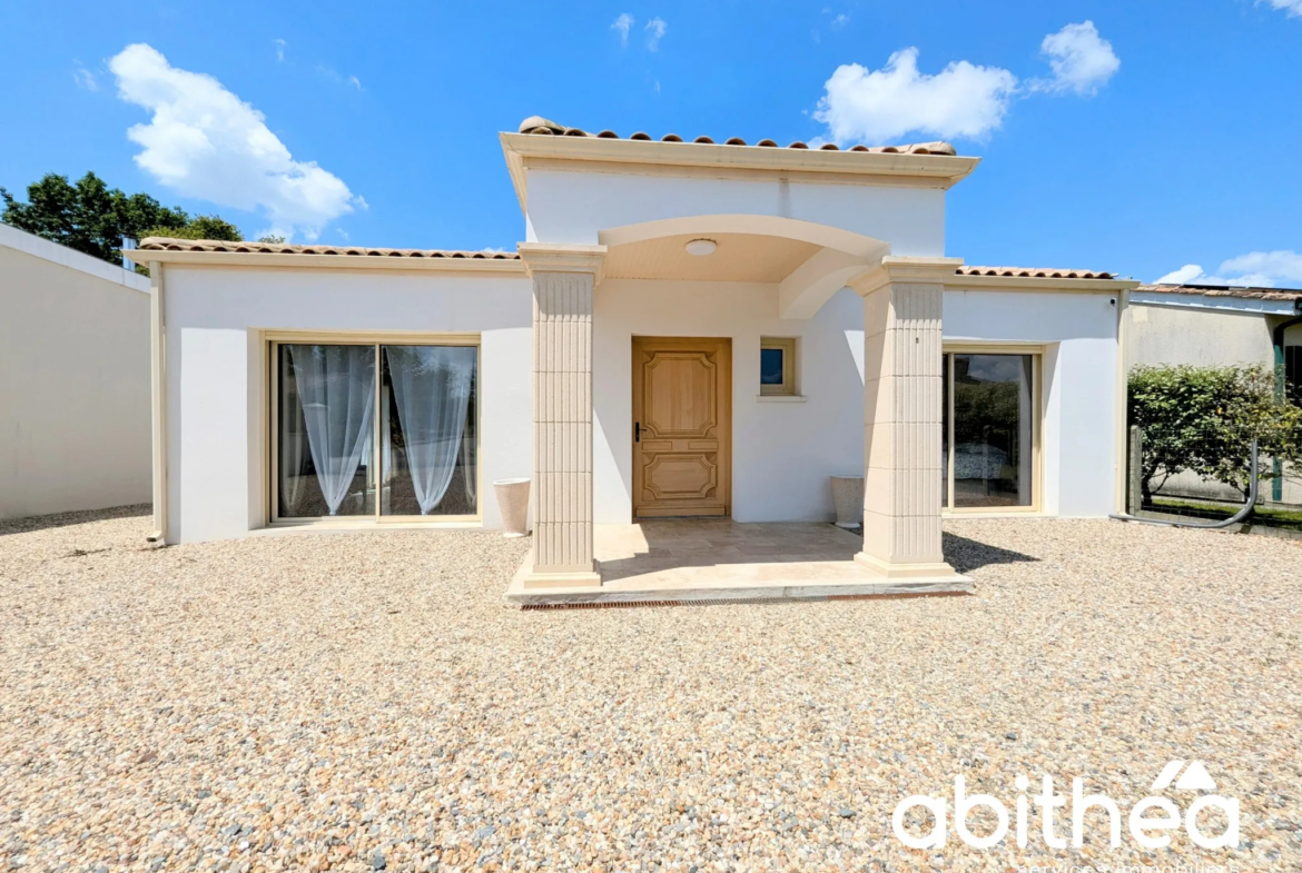 Maison plain pied récente F3 avec terrain à Marsas 