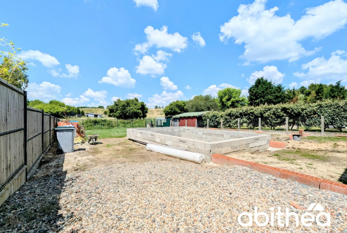 Maison plain pied récente F3 avec terrain à Marsas 