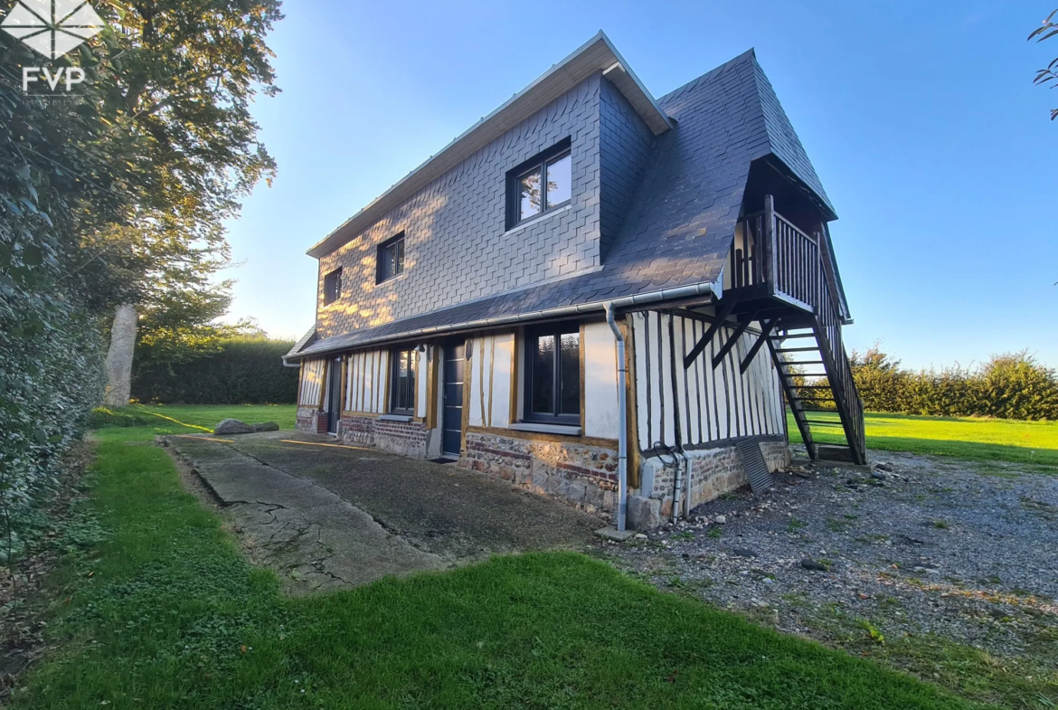 Maison Normande à Luneray - 84 m² avec 3 chambres à vendre 