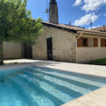 Maison en pierre 136 m² avec piscine à Bernos-Beaulac