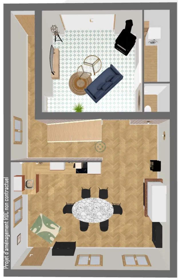 Immeuble à rénover de 126 m² au cœur de Bazas 