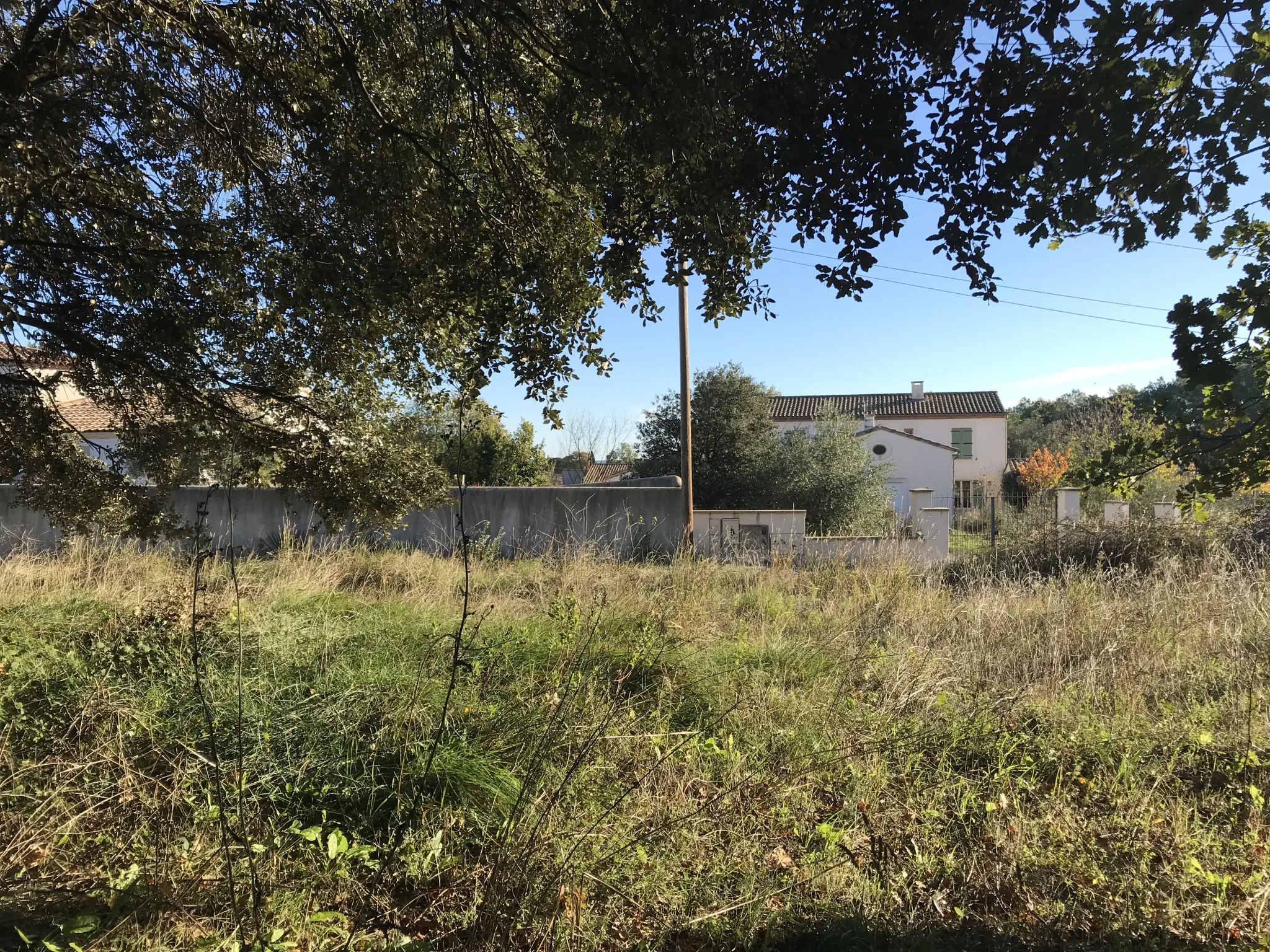 Terrain constructible à Saussines près de Montpellier 