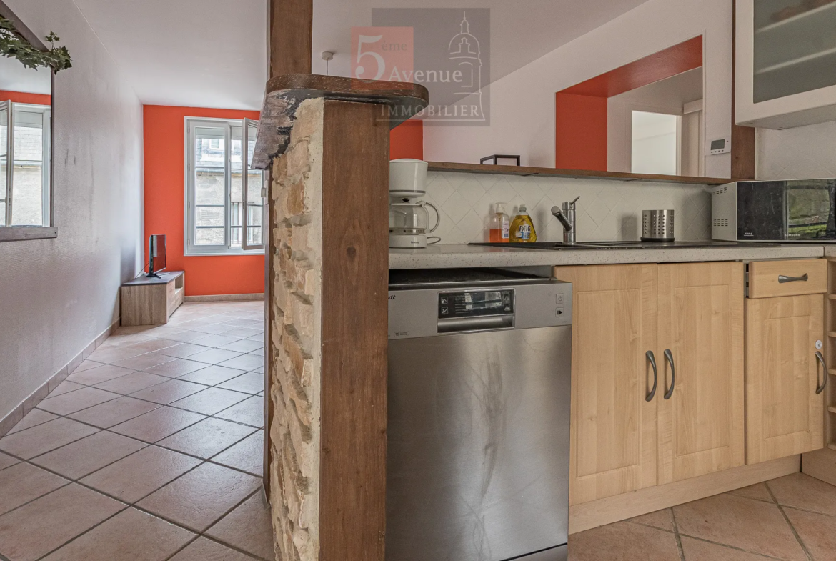 À vendre : Appartement 45m² avec cour privée à Vineuil St Firmin 